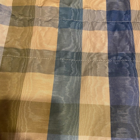 Plaid Country Curtains - Picture 3 of 4